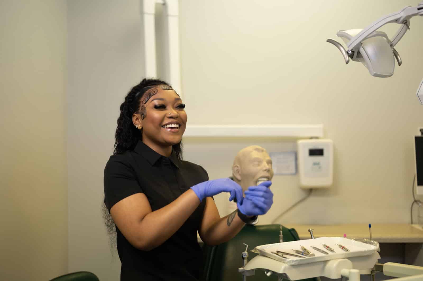 Dental assisting hands-on practice